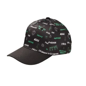 Casquette enfant motif vert