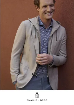 Emanuel Berg - Solid Loro Piana D-Constructed Shirt Jacket with Detachable Hood