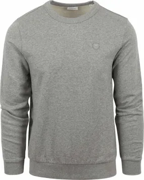 KnowledgeCotton Apparel Pull Elm Mélange Gris 30518-1012 co