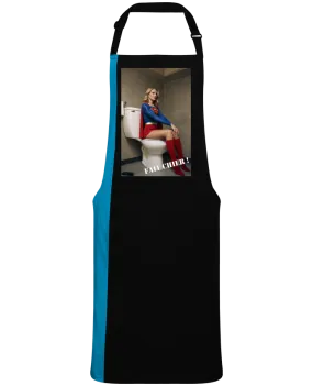 Tablier bicolore Super Girl par  TiA
